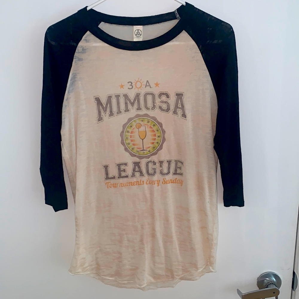 30A Mimosa League Baseball Tee